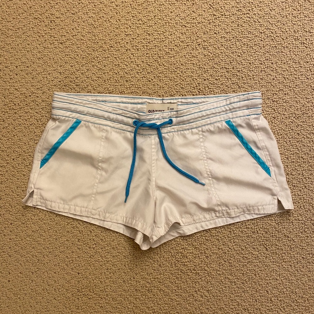 2/$10 Old Navy White Beach Short